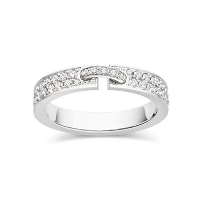 [Love Lucky] ALLIANCE LIENS VIDENCE DIAMANTRING MIT 4 MM