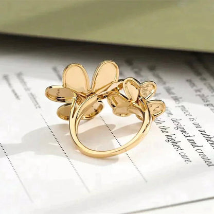 [Love Lucky]CLOVER COMOS GOLD DIAMOND RING