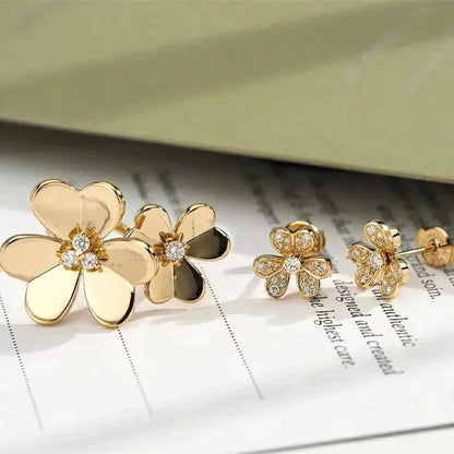 [Love Lucky]CLOVER COMOS GOLD DIAMOND RING