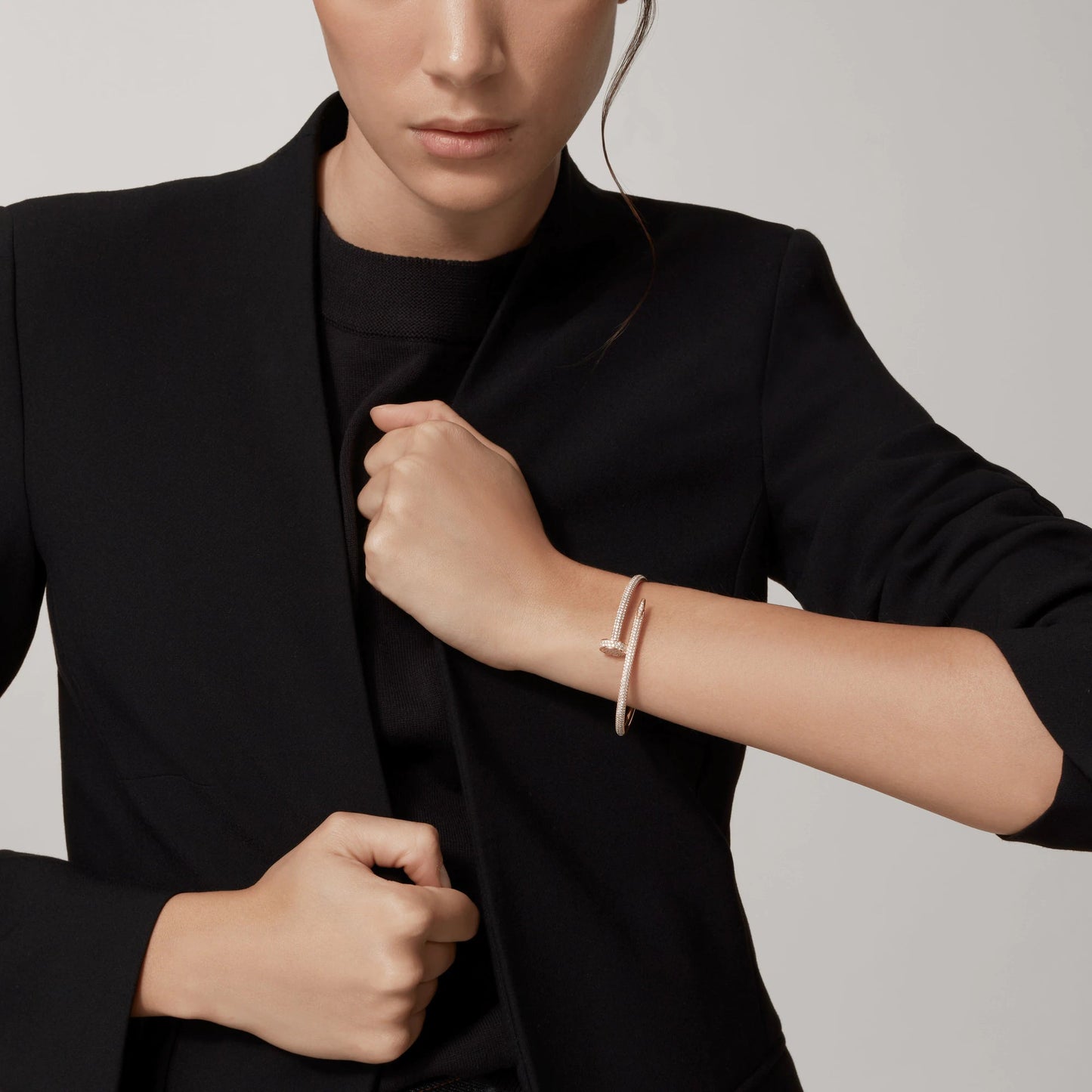 [Love Lucky]JUSTE BRACELET 3.5MM ALL DIAMONDS
