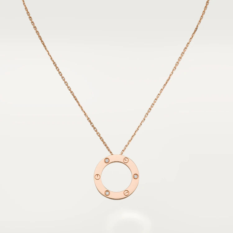 [Love Lucky] LIEBESKETTE 16MM 3 DIAMANTEN