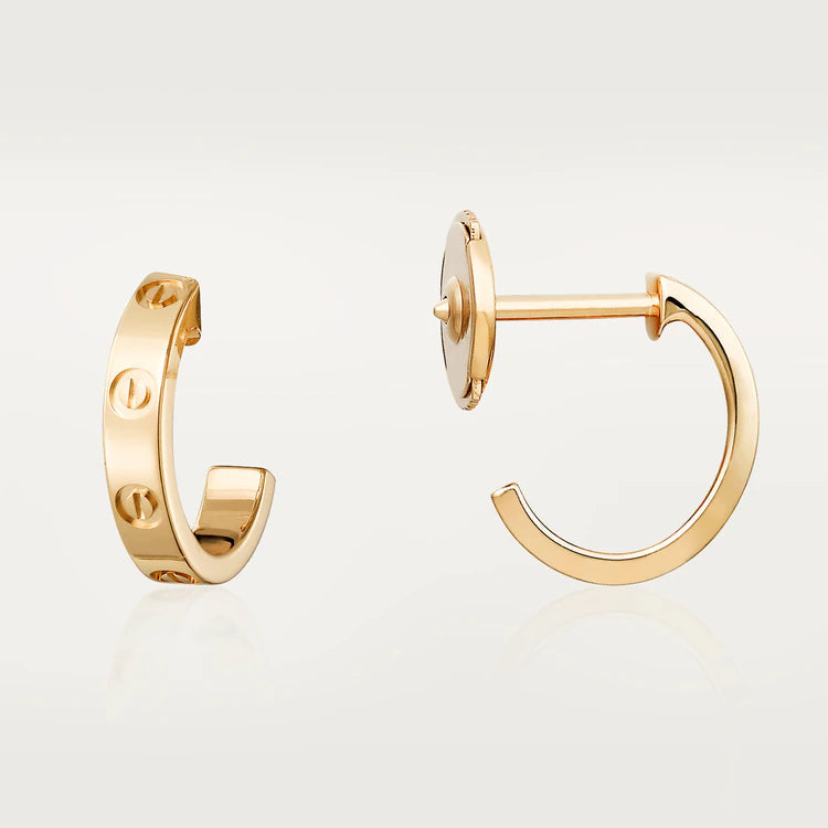 [Love Lucky] LIEBESOHRRINGE 2,65 MM ROSA GOLD 