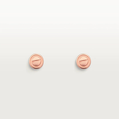 [Love Lucky] LIEBESOHRRINGE ROSA GOLD 10MM