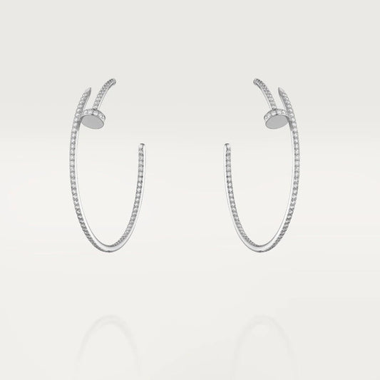 [Love Lucky]JUSTE OHRRINGE VOLLER DIAMANTEN 1,8 MM