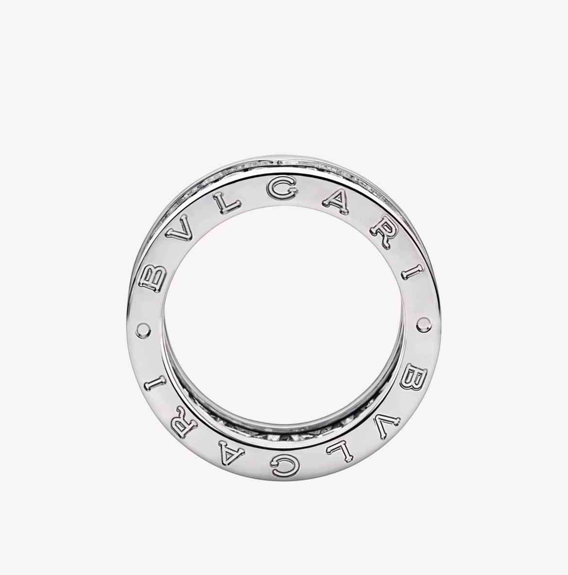[Love Lucky]ZERO 1 MIT DIAMANTEN AUF DEM SPIRALRING