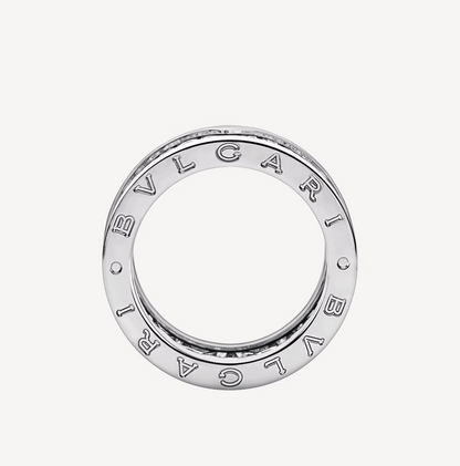 [Love Lucky]ZERO 1 MIT DIAMANTEN AUF DEM SPIRALRING