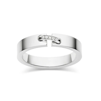 [Love Lucky]ALLIANCE LIENS VIDENCE DIAMOND 4MM RING