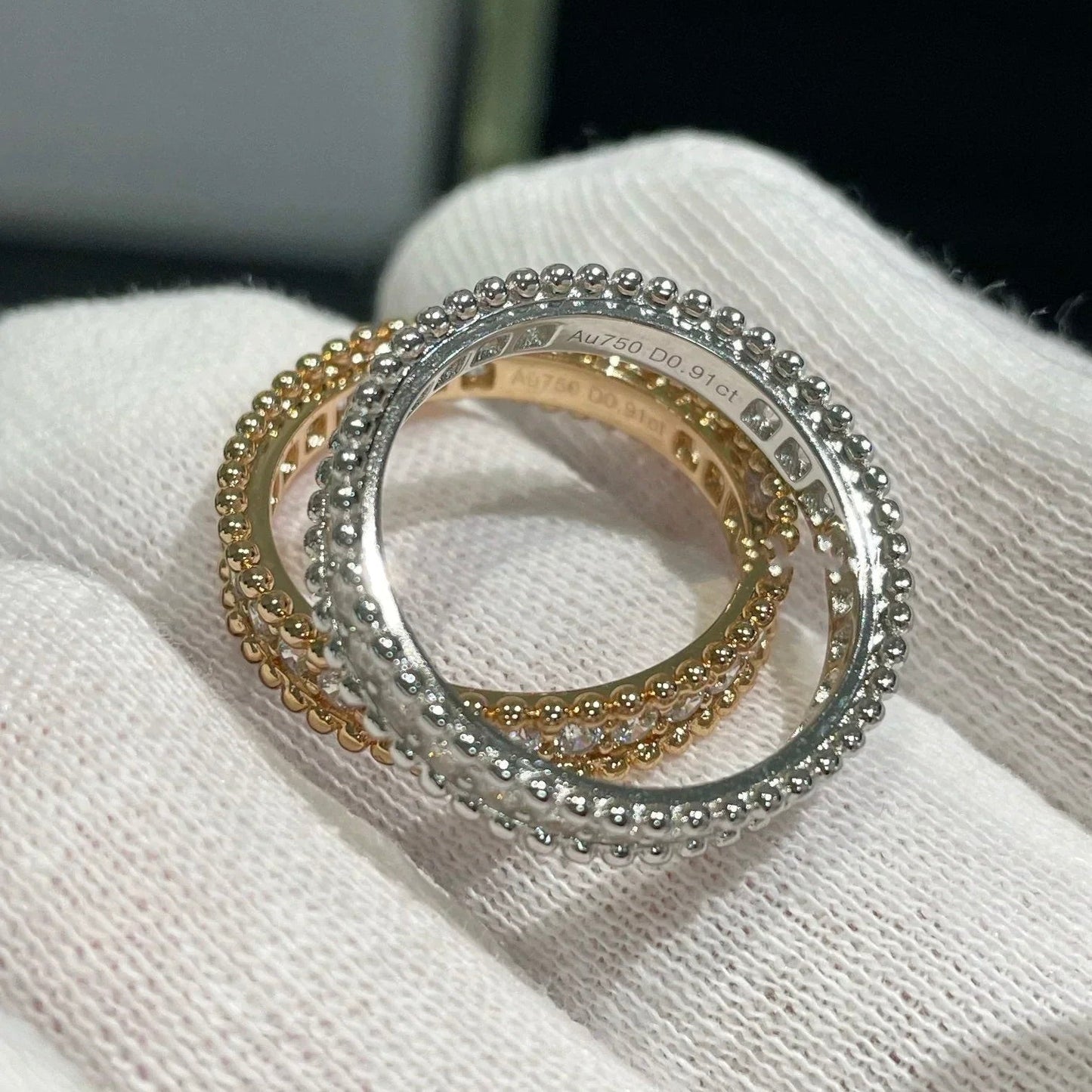 [Love Lucky]PERLEE DIAMOND ROSE GOLD RING