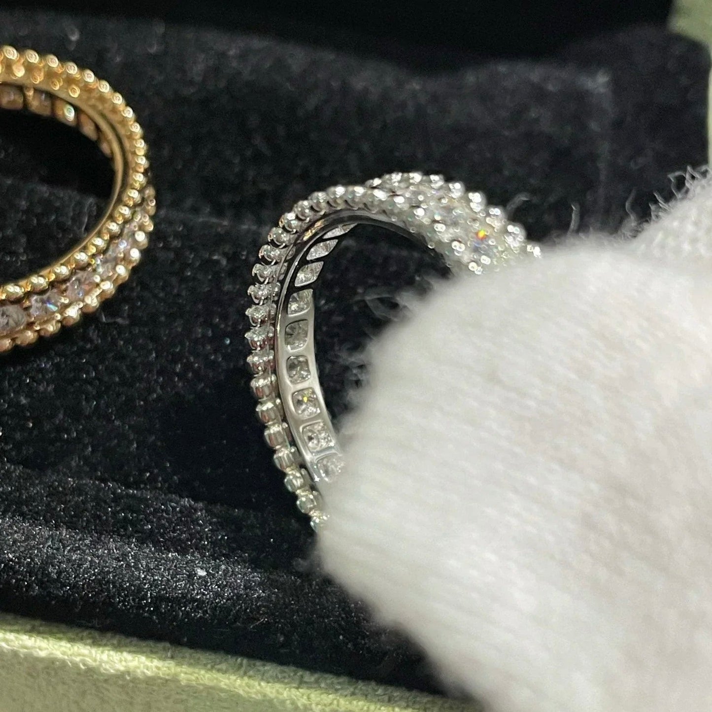 [Love Lucky]PERLEE DIAMOND ROSE GOLD RING