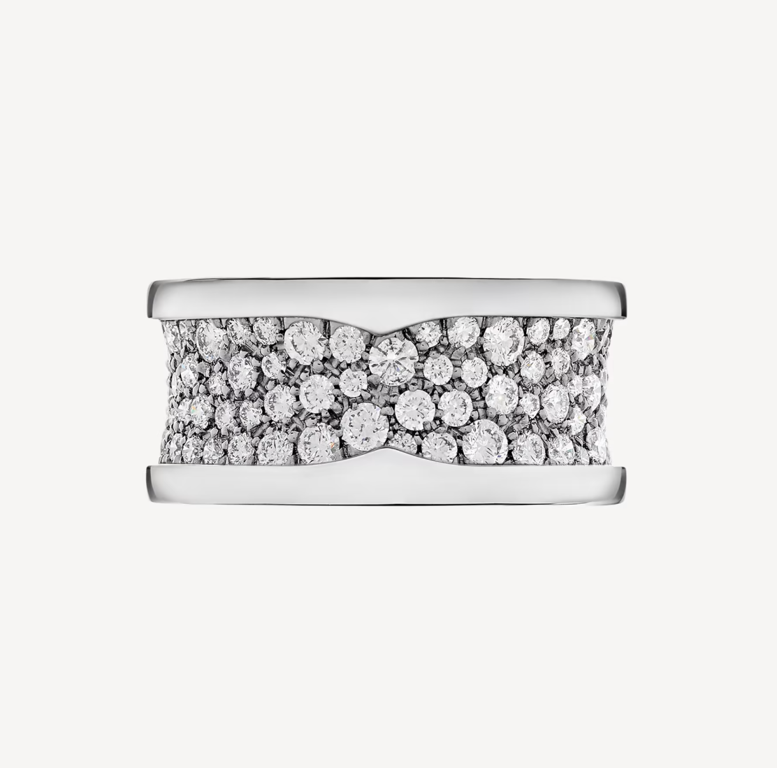 [Love Lucky]ZERO 1 MIT DIAMANTEN AUF DEM SPIRALRING