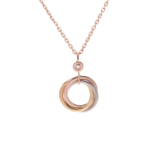 [Love Lucky]TRINITY SILBER GOLD ROSA GOLD HALSKETTE