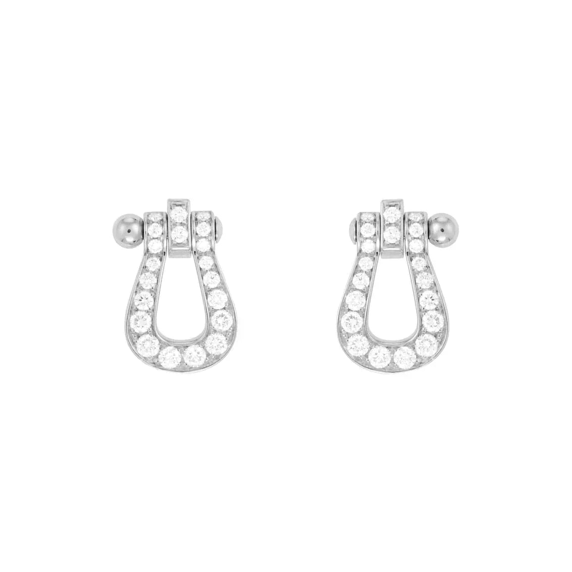 [Love Lucky]FORCE 10 FULL DIAMOND STUD EARRINGS MINI MODEL