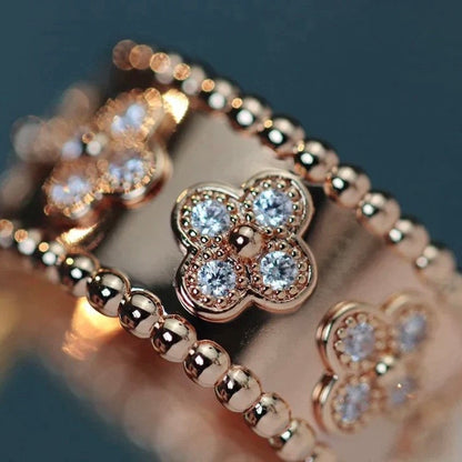 [Love Lucky]CLOVER KALEIDOSCOPE RING 10MM