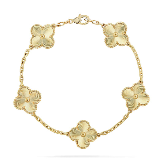 [Love Lucky]CLOVER 5 BLUMEN LASER ARMBAND 