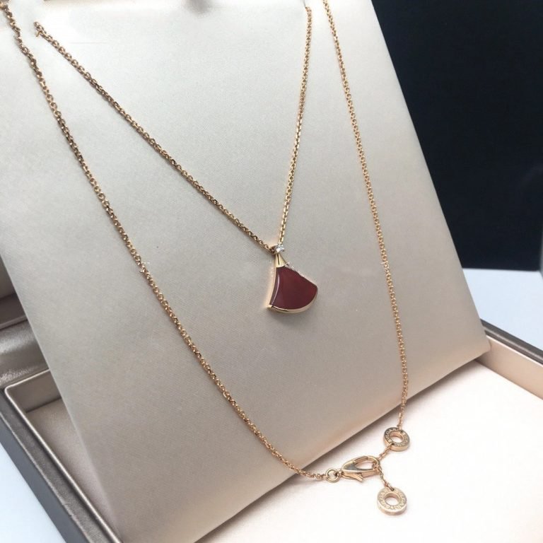 [Love Lucky] TRAUMKETTE KARNEOL 1 DIAMANT