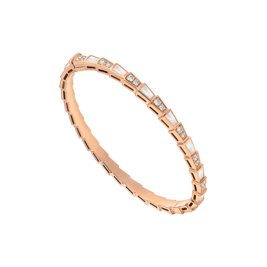 [Love Lucky]SERPENTI ARMBAND ROTGOLD MOP DIAMANT 