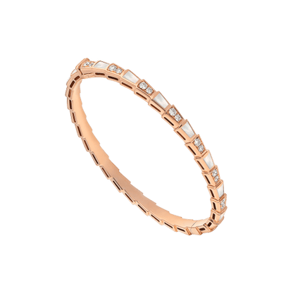 [Love Lucky]SERPENTI ARMBAND ROTGOLD MOP DIAMANT 