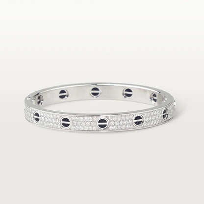 [Love Lucky]LOVE BRACELET 6.1MM DIAMOND-PAVED CERAMIC