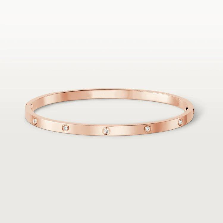 [Love Lucky] LIEBESARMBAND 3,65 MM 10 DIAMANTEN