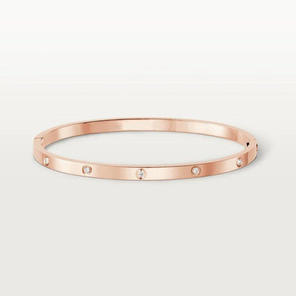 [Love Lucky] LIEBESARMBAND 3,65 MM 10 DIAMANTEN