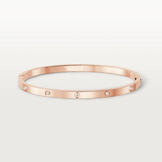 [Love Lucky] LIEBESARMBAND 3,65 MM 10 DIAMANTEN