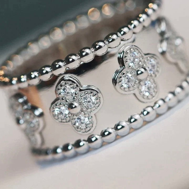 [Love Lucky]CLOVER KALEIDOSCOPE RING 10MM