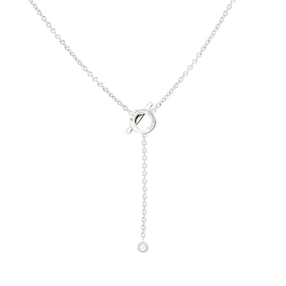 [Love Lucky]FINESSE SILBER DIAMANT HALSKETTE