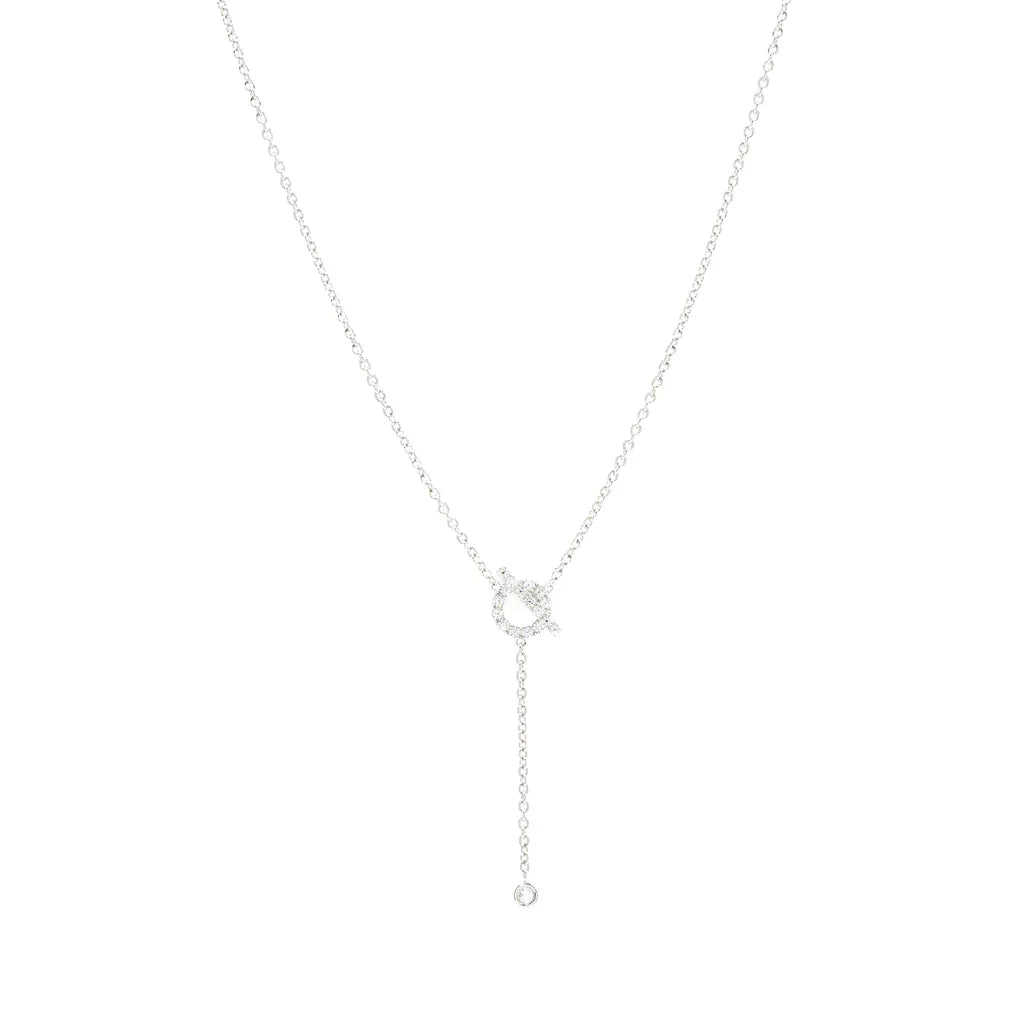 [Love Lucky]FINESSE SILBER DIAMANT HALSKETTE