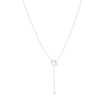[Love Lucky]FINESSE SILBER DIAMANT HALSKETTE