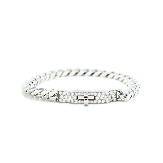 [Love Lucky]KELLY CHAIN ​​SILBER DIAMANT ARMBAND
