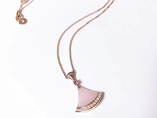 [Love Lucky]DREAM NECKLACE PINK MOP DIAMOND