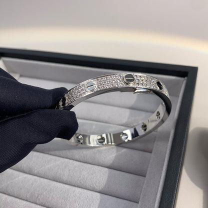 [Love Lucky]LOVE BRACELET 6.1MM DIAMOND-PAVED CERAMIC