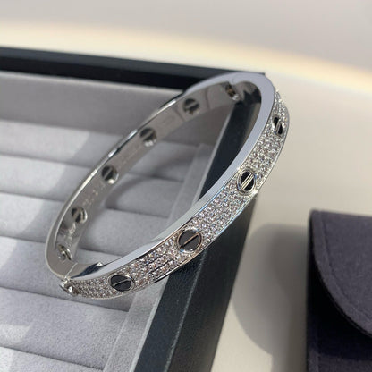 [Love Lucky]LOVE BRACELET 6.1MM DIAMOND-PAVED CERAMIC