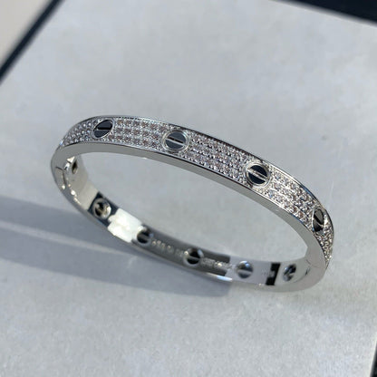 [Love Lucky]LOVE BRACELET 6.1MM DIAMOND-PAVED CERAMIC