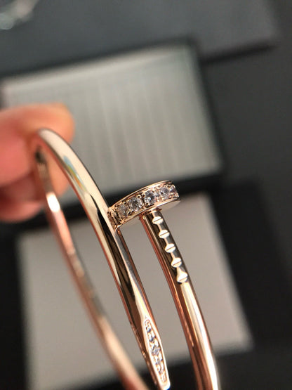 [Love Lucky]JUSTE ARMBAND 3,5MM DIAMANTEN