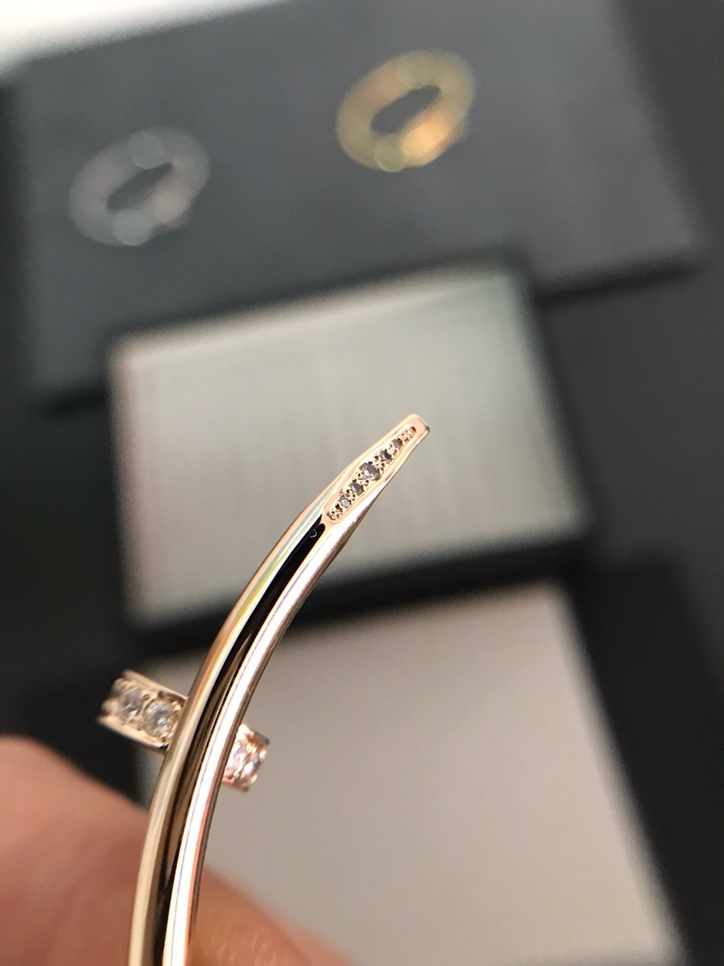 [Love Lucky]JUSTE ARMBAND 3,5MM DIAMANTEN