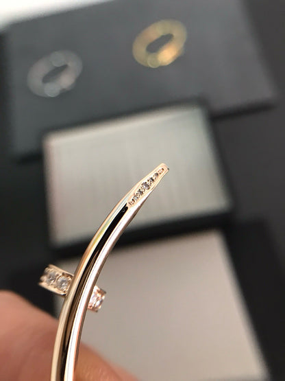 [Love Lucky]JUSTE ARMBAND 3,5MM DIAMANTEN