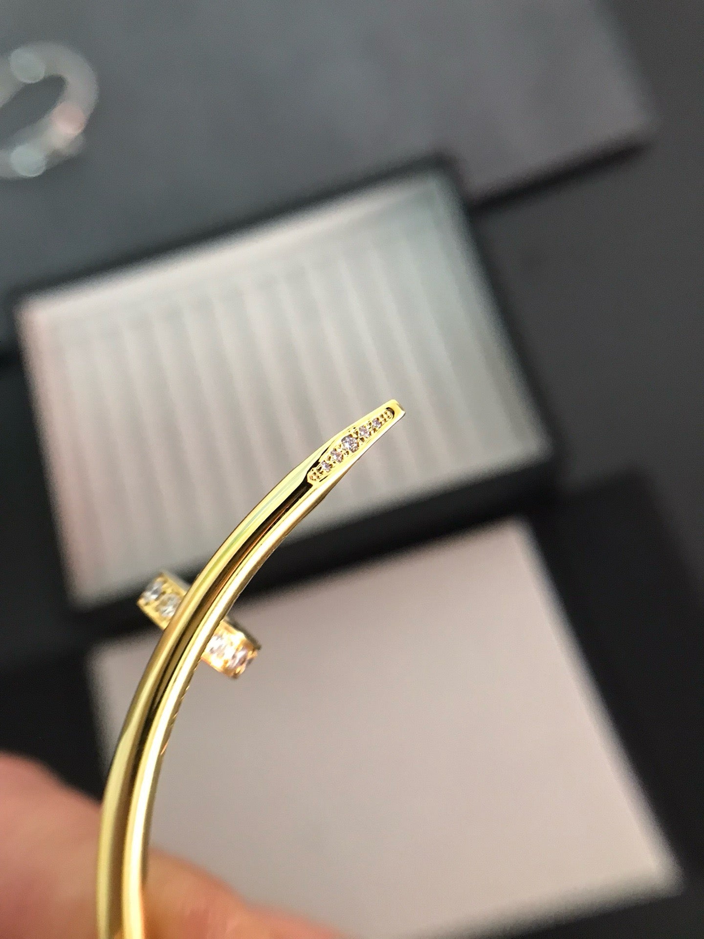 [Love Lucky]JUSTE ARMBAND 3,5MM DIAMANTEN