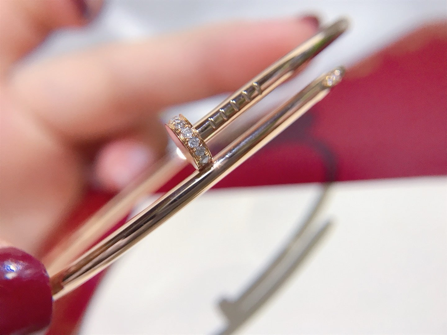 [Love Lucky]JUSTE BRACELET 2.5MM DIAMONDS