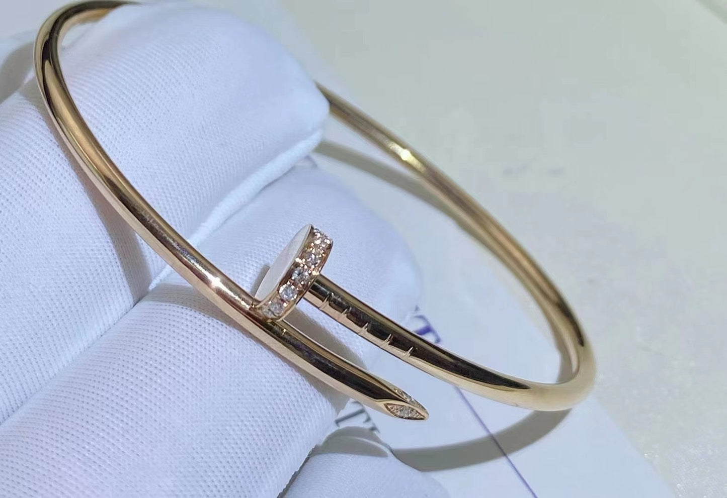 [Love Lucky]JUSTE BRACELET 2.5MM DIAMONDS