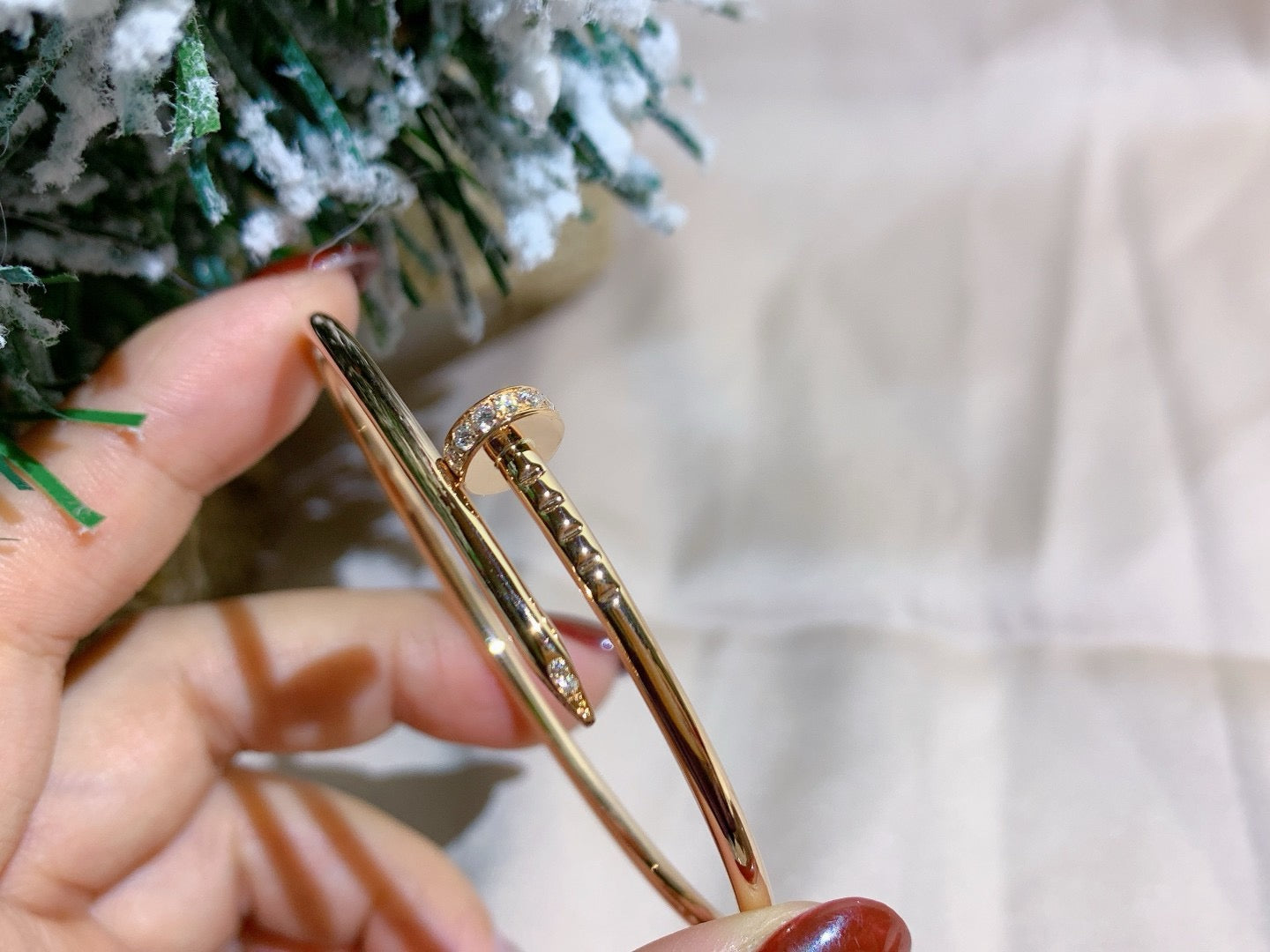 [Love Lucky]JUSTE BRACELET 2.5MM DIAMONDS