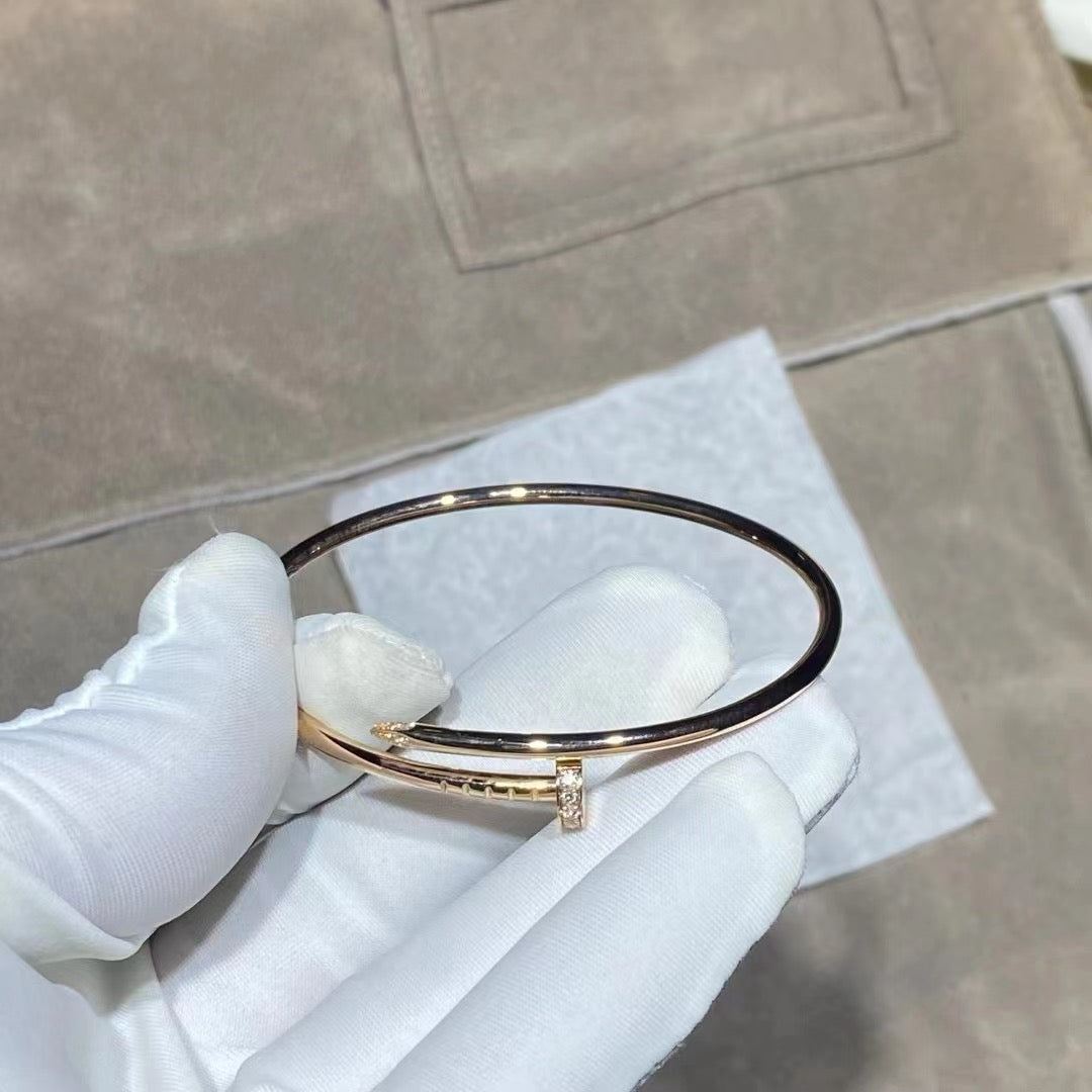 [Love Lucky]JUSTE BRACELET 2.5MM DIAMONDS