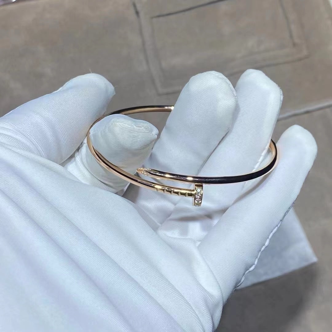 [Love Lucky]JUSTE BRACELET 2.5MM DIAMONDS