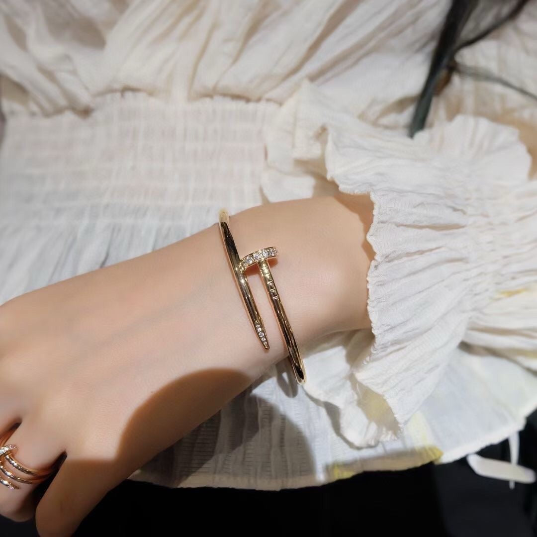 [Love Lucky]JUSTE ARMBAND 3,5MM DIAMANTEN