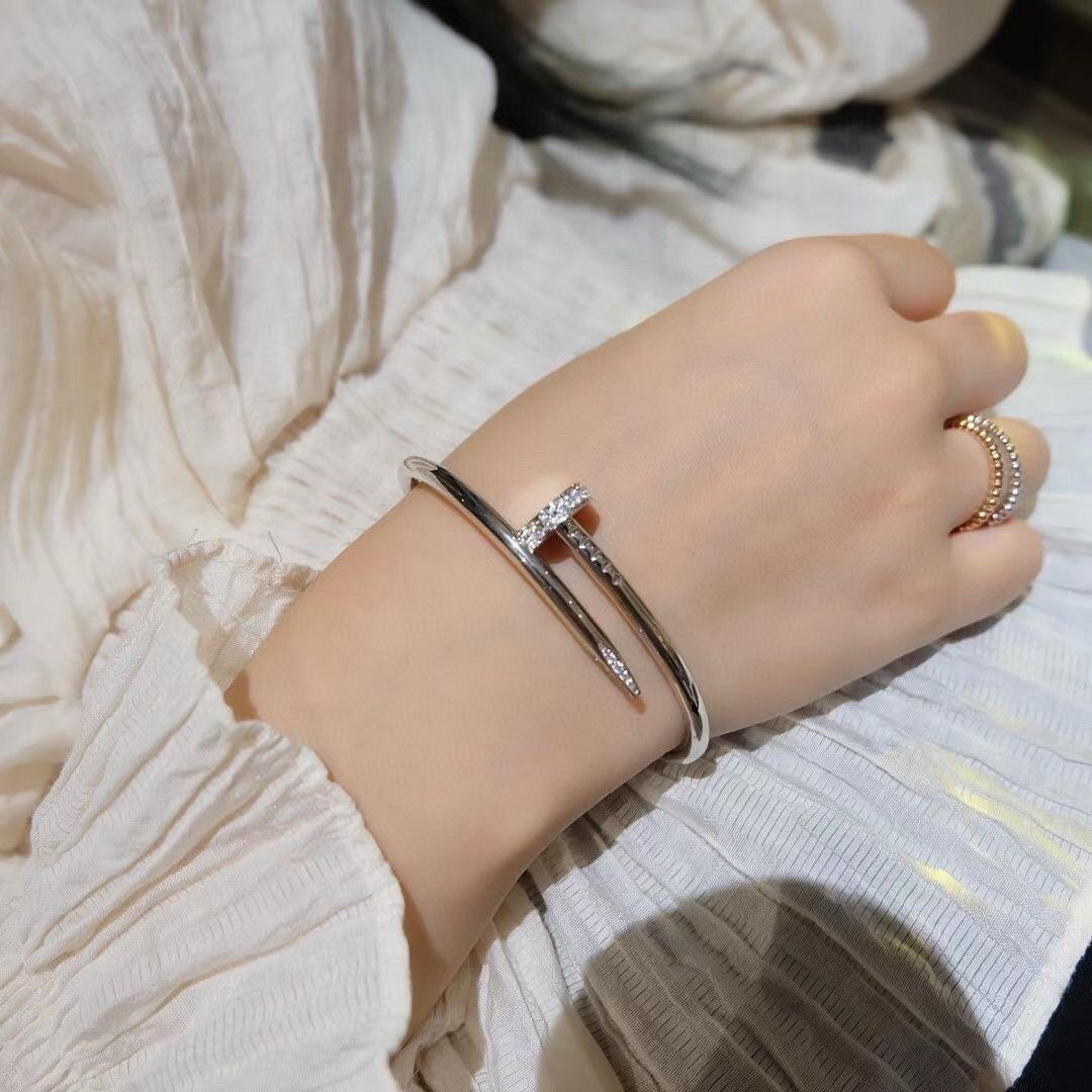 [Love Lucky]JUSTE ARMBAND 3,5MM DIAMANTEN