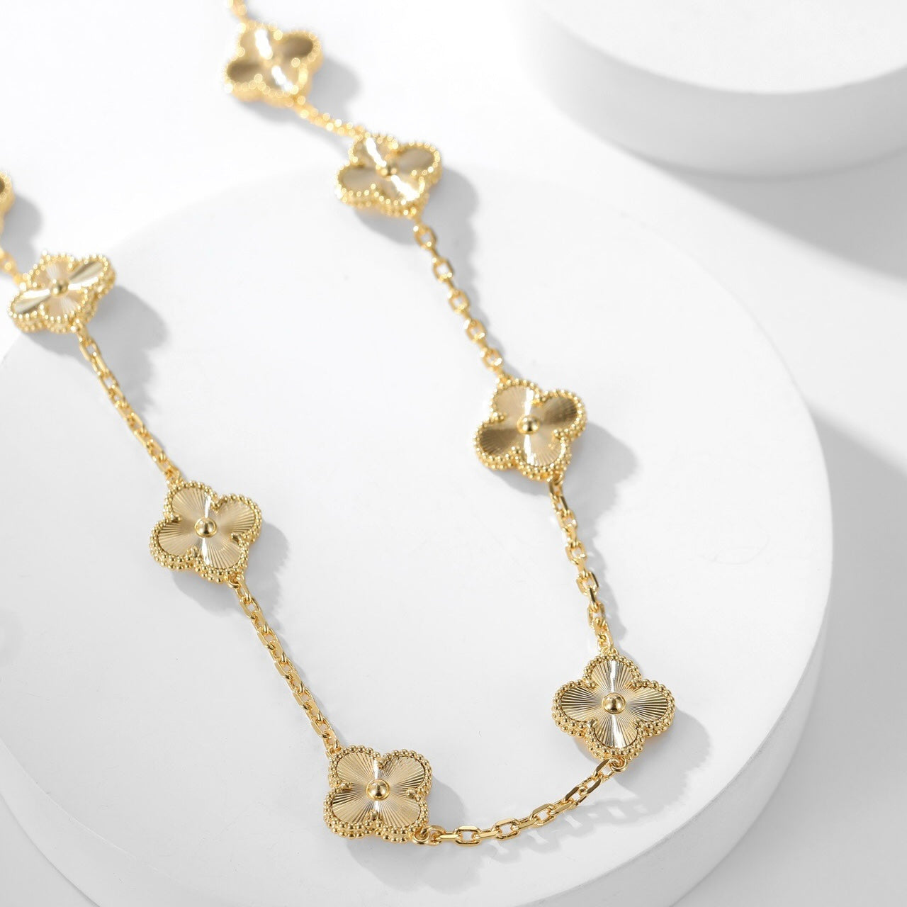 [Love Lucky]CLOVER 10 Motive Laser Halskette