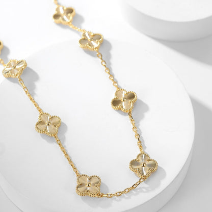 [Love Lucky]CLOVER 10 Motive Laser Halskette