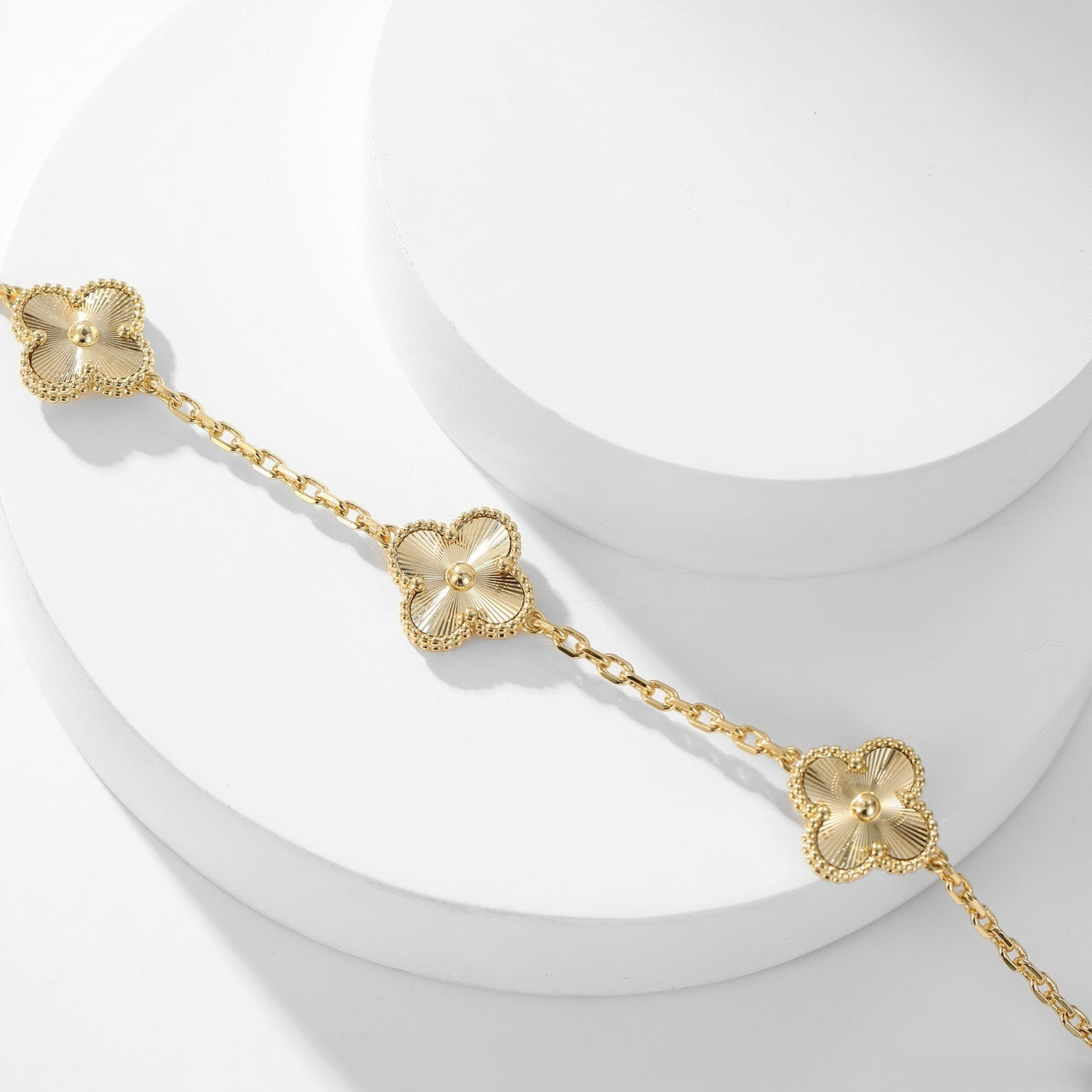 [Love Lucky]CLOVER 10 Motive Laser Halskette
