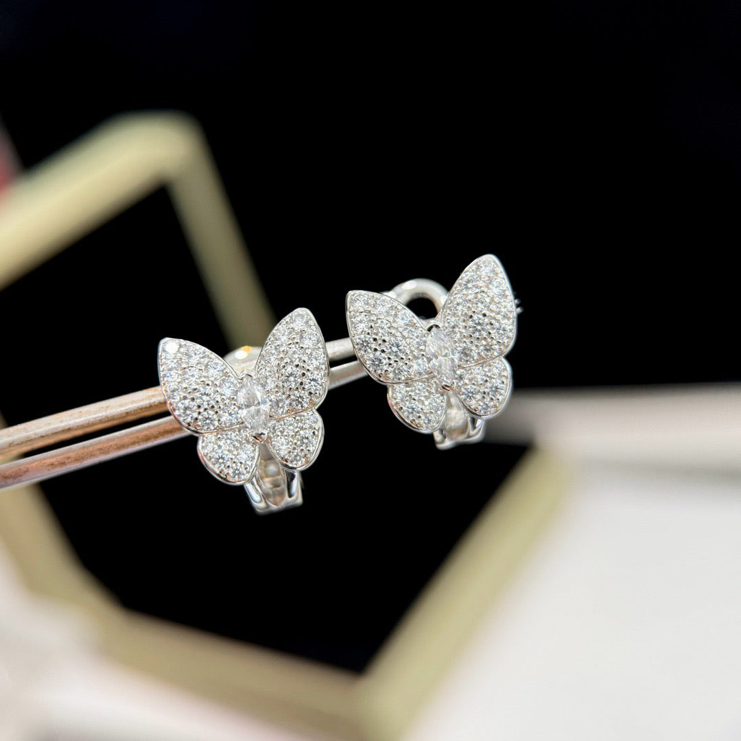 [Love Lucky] SCHMETTERLING ALLE DIAMANT OHRRINGE