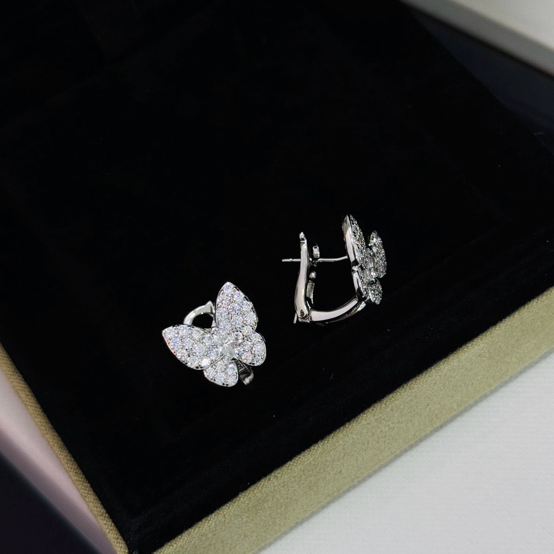 [Love Lucky] SCHMETTERLING ALLE DIAMANT OHRRINGE